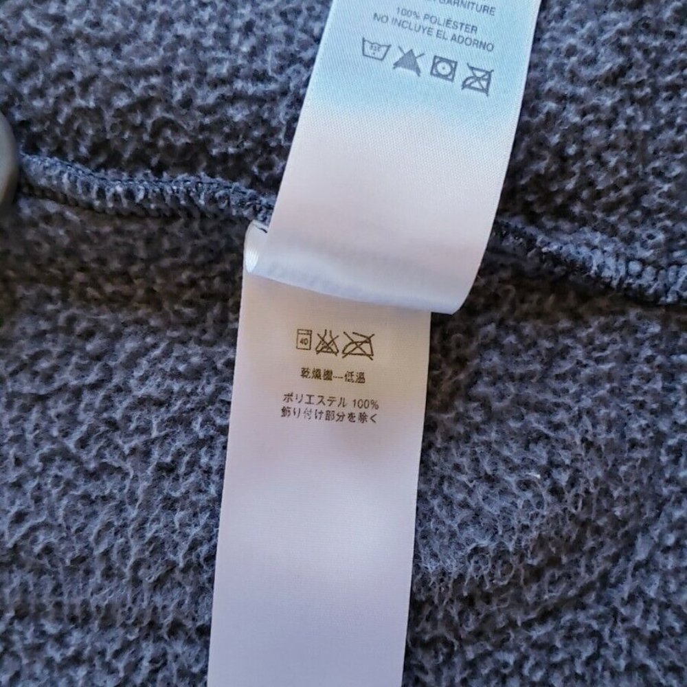 Patagonia Better Sweater Peacoat Fleece Coat Women's Gray Buttons Sz Small - Picture 6 of 8